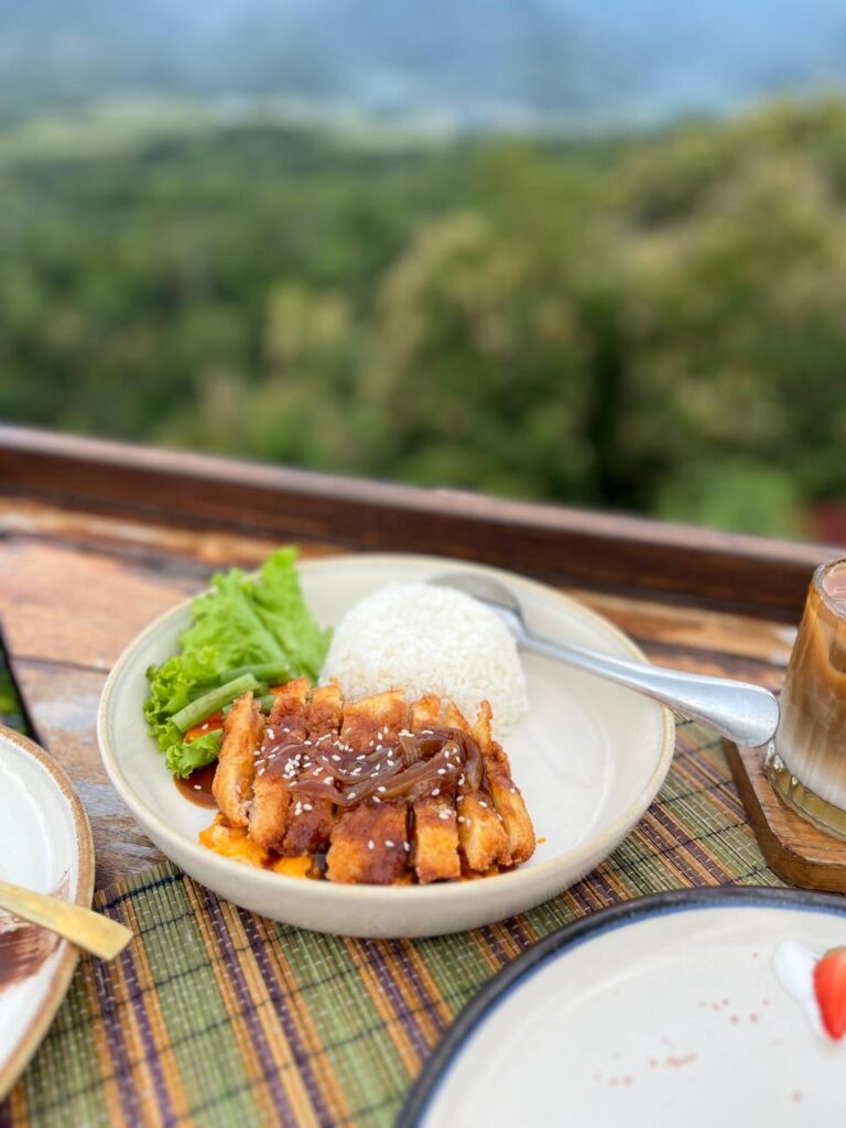 Ayam katsu untuk working lunch dekat Borobudur
