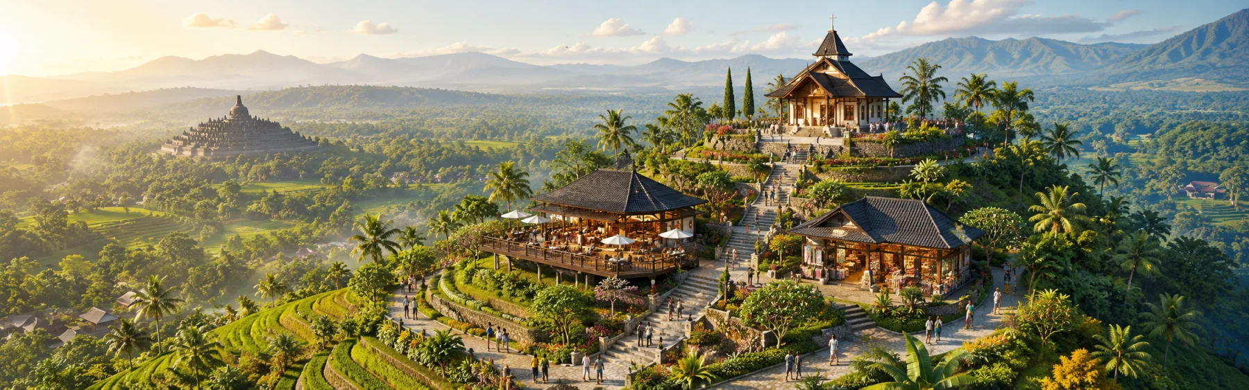 Ekosistem bisnis Wenas di kawasan Borobudur